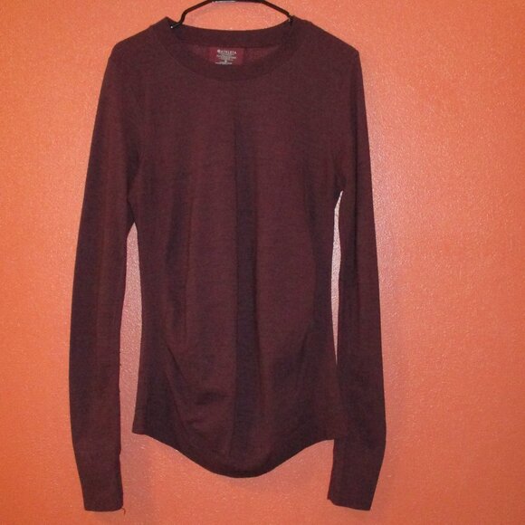 Athleta Tops - Athleta Maternity Woman X Large Dark Red Long Sleeve Shirt